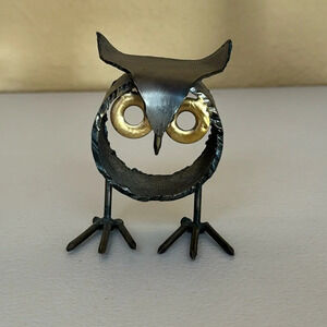 Vintage Mid Century "Brutalist" Style Owl Sculpture